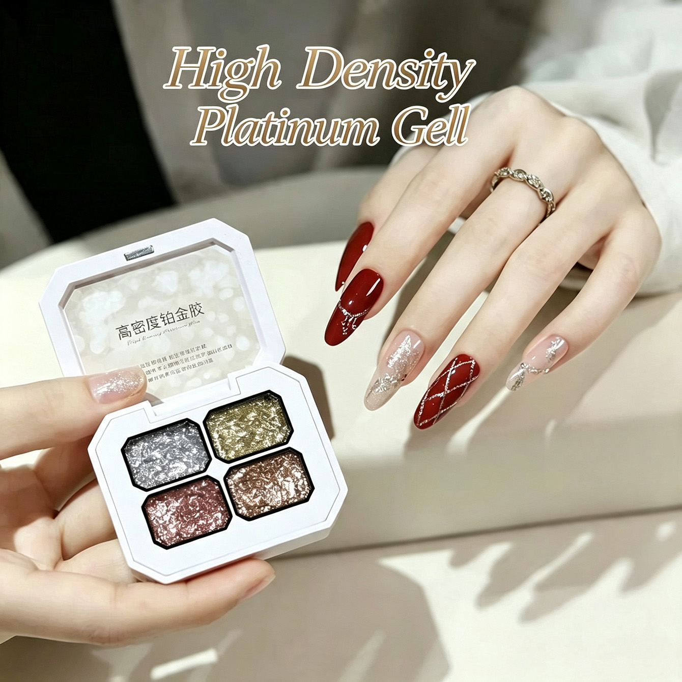 MIANEL Chunky Foil Platinum Na - Resin Art Rose review and price