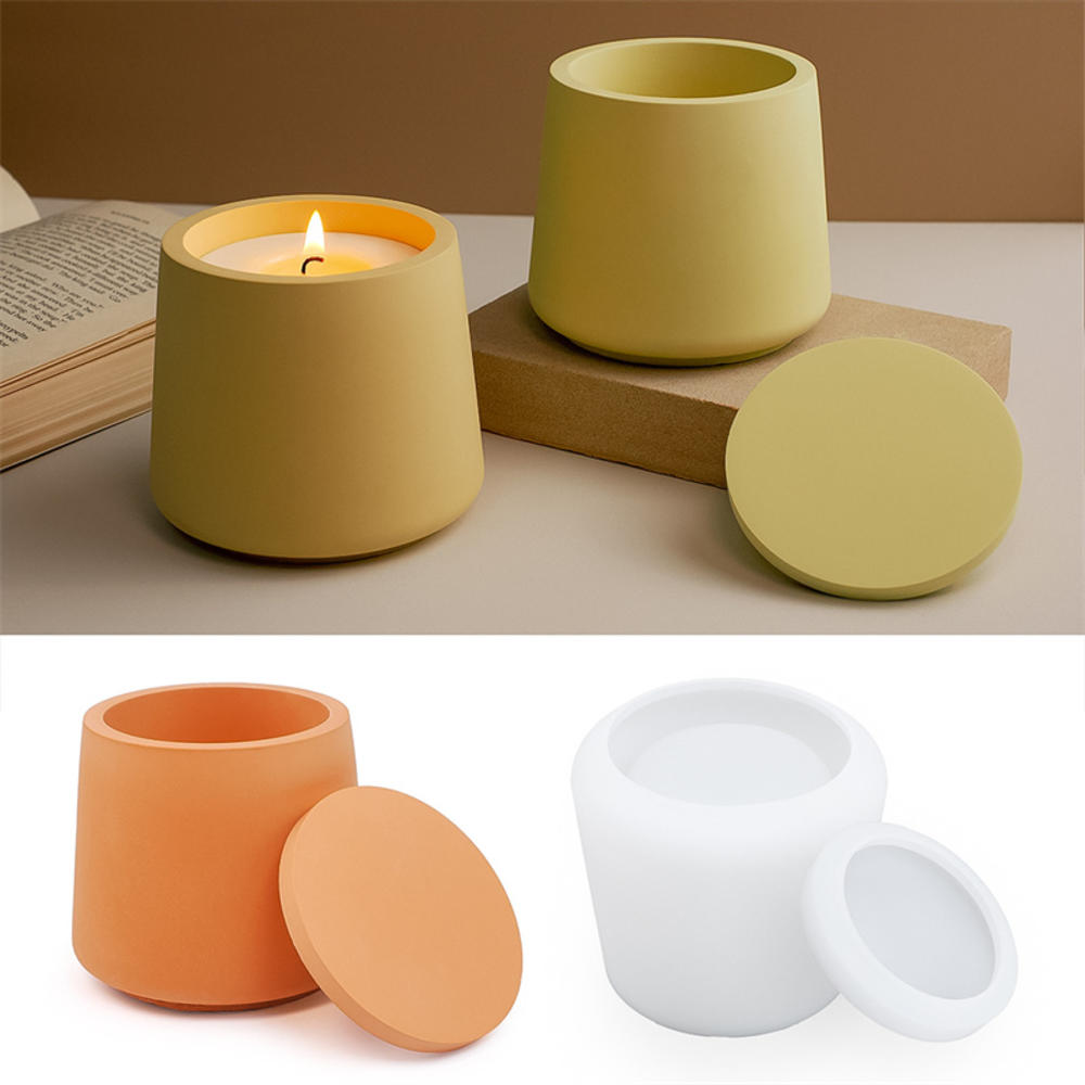 Candle Jar Silicone Mold With  - Resin Art Case review and price